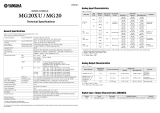 Yamaha MG20XU Specification