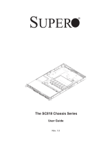 Supermicro SC818 User manual