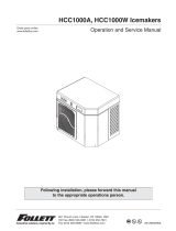 Follett HCD1000R Operation And Service Manual