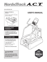 NordicTrack NTEL19911.0 User manual