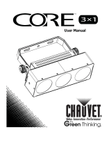 Chauvet Core 3×1 User manual