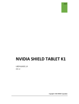Nvidia SHIELD TABLET K1 User manual