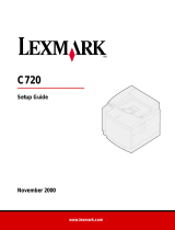 Lexmark C720 SERIES Setup Manual