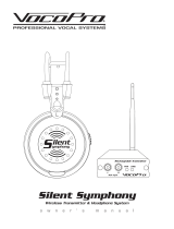 VocoPro SilentSymphony-Headphone Owner's manual