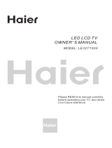 Haier LE32T1000 Owner's manual