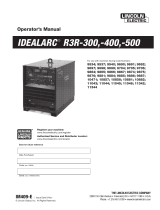 Lincoln Electric Idealarc R3R-400 Operating instructions