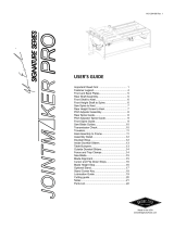 Bridge City Jointmaker Pro Signature Series User manual