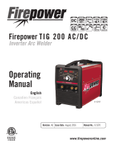 ESAB Firepower TIG 200 AC/DC Inverter Arc Welder User manual