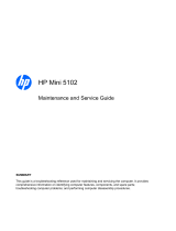 HP Mini 5102 User manual