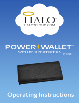 Halo Power Wallet Operating Instructions Manual