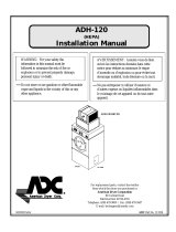 ADC ADH-120 Installation guide