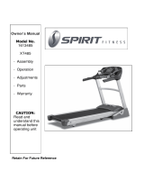 Spirit XT485 Owner's manual