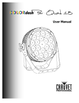 Chauvet Colordash User manual