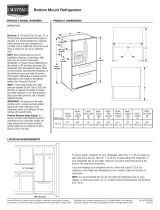 Maytag MFX2571XE Series Product Dimensions
