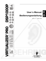 Behringer VIRTUALIZER PRO DSP1000P User manual