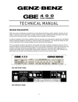 Genz Benz GBE 400 Technical Manual