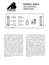 AB Amps 6600A Quick Manual