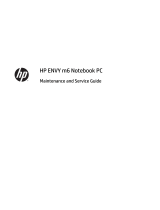 HP ENVY m6-n100 Notebook PC series User guide