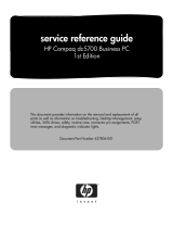 HP Compaq Business DC5700 Reference guide