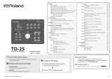 Roland TD-25 User guide
