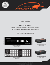Atlona AT-PROHD88M-SR User manual