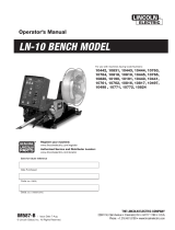 Lincoln Electric LN-10 ZIPLINE BOOM PACKAGE User manual
