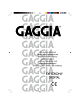 Gaggia SYNCRONY DIGITAL Owner's manual