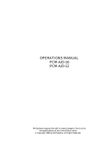 WinSystems PCM-A/D-12 Operating instructions