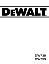 DeWalt DW738 User manual