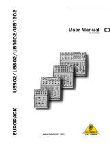 Behringer Eurorack UB802 User manual