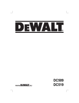 DeWalt DC509N User manual