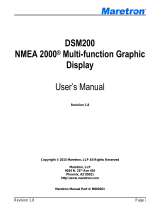Maretron DSM200 User manual