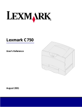 Lexmark C 750 User Reference Manual