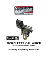 WARRIOR Ninja 2000 Winch User manual