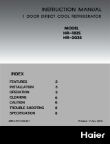 Haier HR-203S User manual