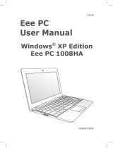 Asus 1008HA - Eee PC Seashell User manual
