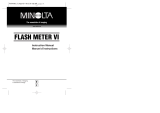 Minolta FLASH METER VI Owner's manual