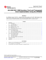 Texas Instruments IEEE 1588 Boundary Clock and Transparent Clock Implementation Using the DP83640 (Rev. A) Application Note