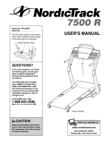 NordicTrack 7500 R Treadmill User manual