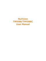 NuVision TM1088C User manual