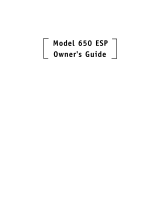 Python 300ESP Owner's manual