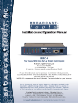 Broadcast Tools WVRC-4 Operating instructions