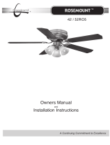 Concord Fans 42RO5SN Operating instructions