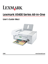 Lexmark X5495 - Clr Inkjet P/s/c/f Adf USB 4800X1200 3.5PPM User manual