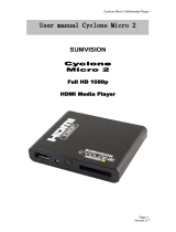 Sumvision Cyclone Micro 2 User manual