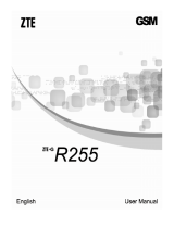 ZTE R255 User manual