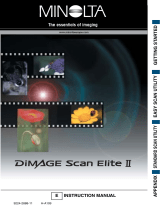 Konica Minolta Dimage Scan Elite II User manual