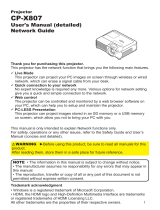 Hitachi CP-X2 User manual