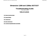 Stratasys Dimension SST 1200 Troubleshooting Manual