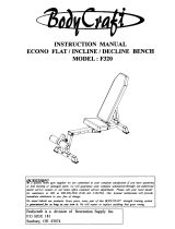 BodyCraft F320 Owner's manual